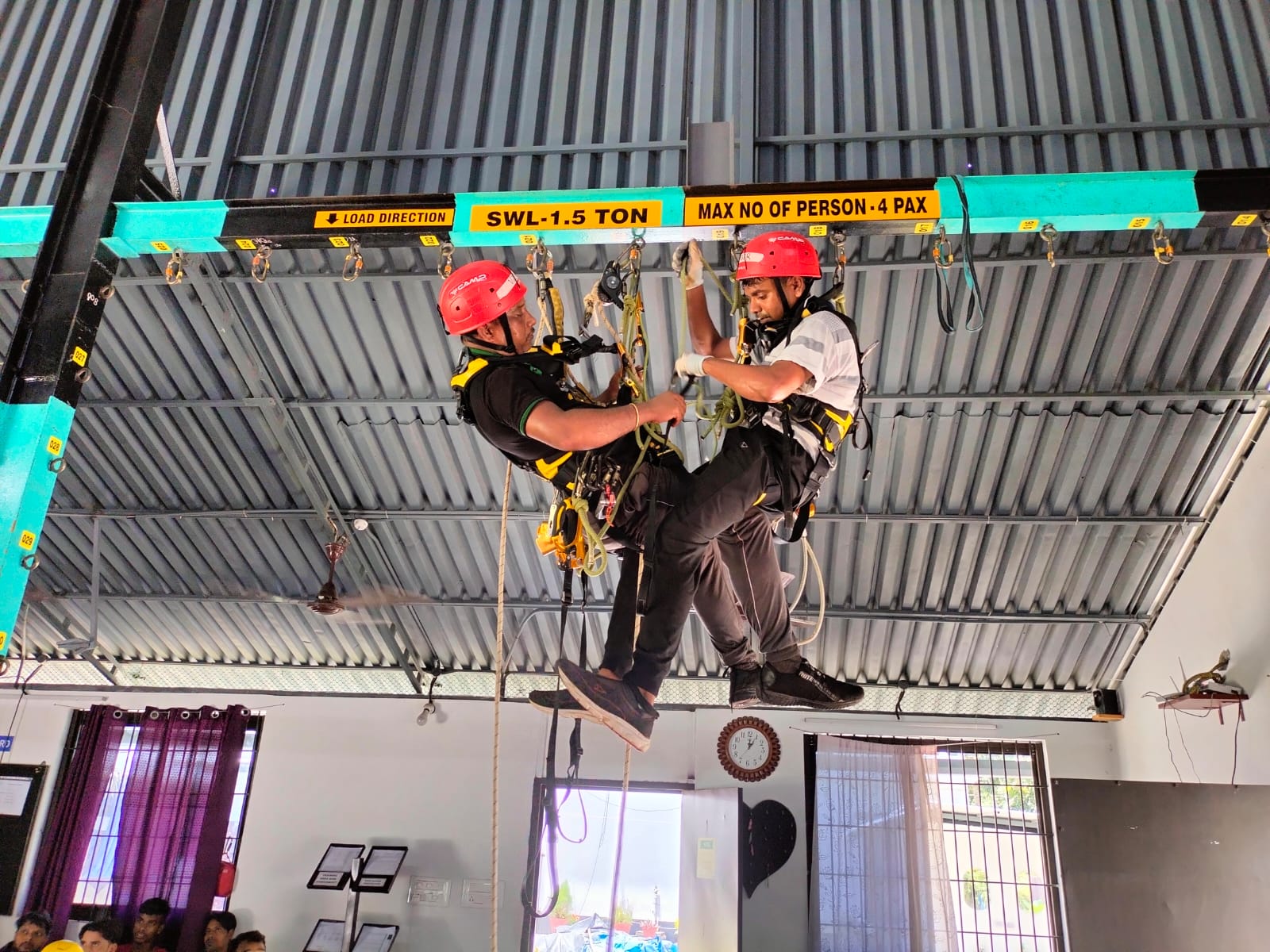 highly trained personnel and special access equipments
